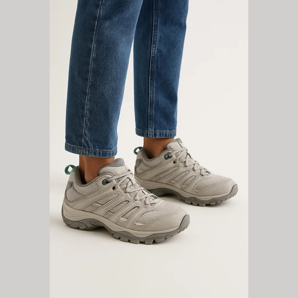 Merrell Women's Hiking Shoes Gray Gore-Tex Vibram Sole
